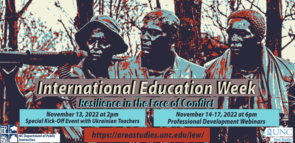 Banner for International Education Week 2022